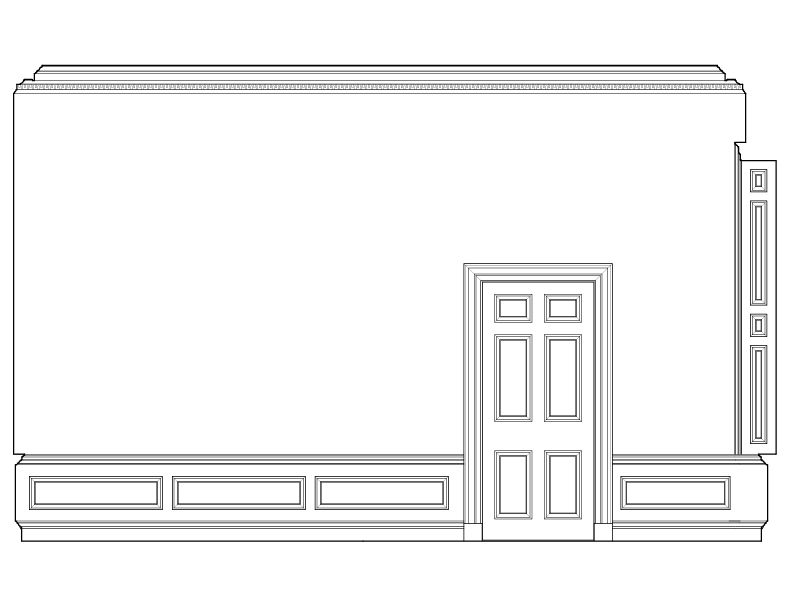 WALL B ELEVATION
