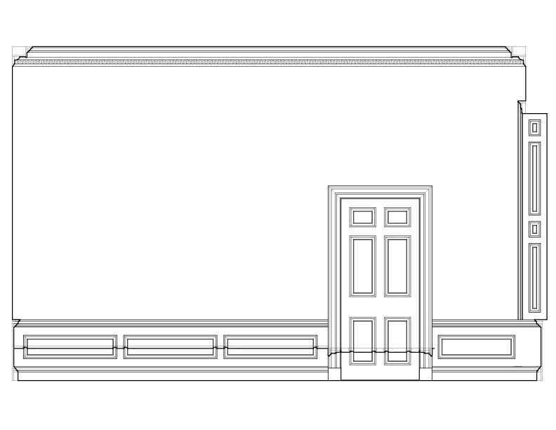 WALL B ELEVATION