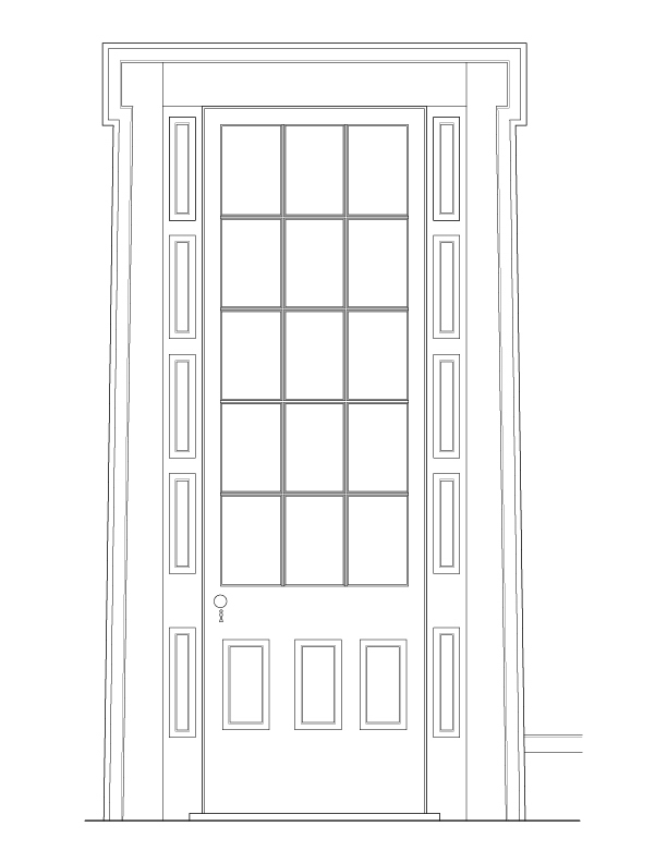 DOOR D ELEVATION