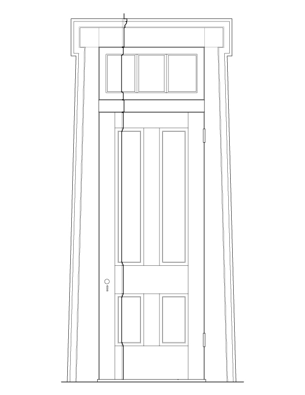 DOOR E FIRST FLOOR ELEVATION