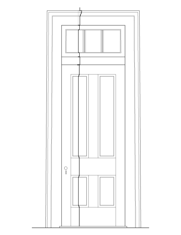 DOOR E SECOND FLOOR ELEVATION