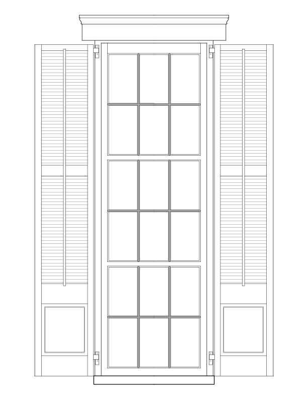 EXTERIOR WINDOW C ELEVATION