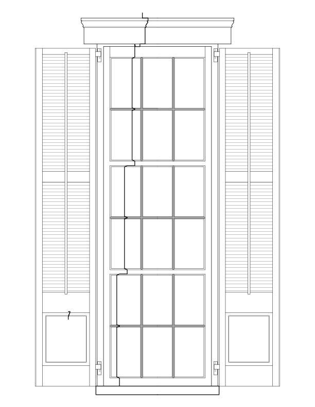 EXTERIOR WINDOW C ELEVATION
