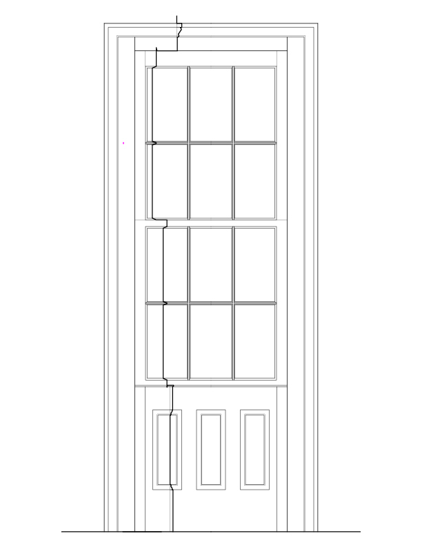 INTERIOR WINDOW B ELEVATION