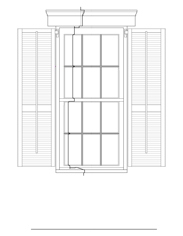 EXTERIOR WINDOW B ELEVATION