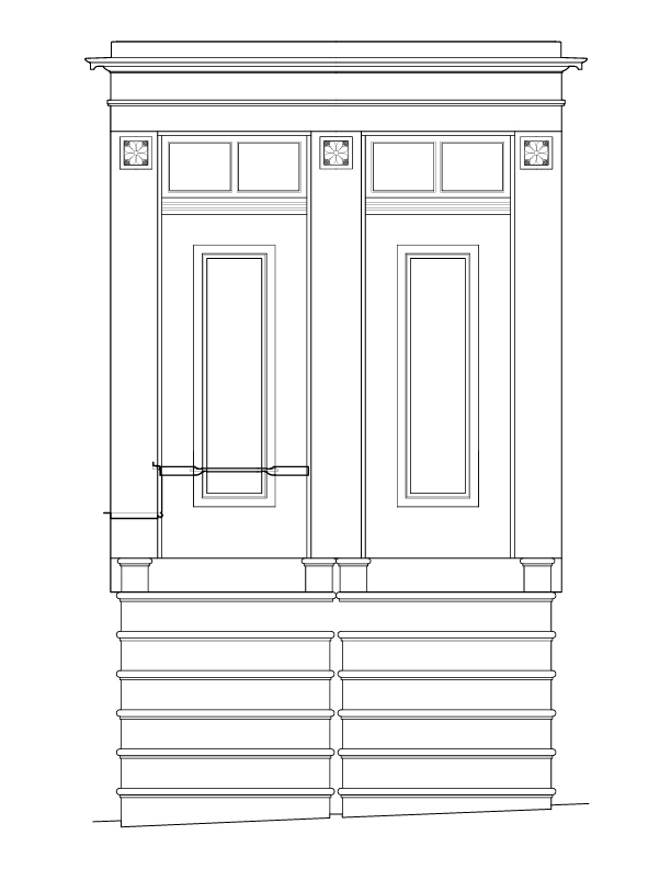 FRONT ENTRANCE ELEVATION