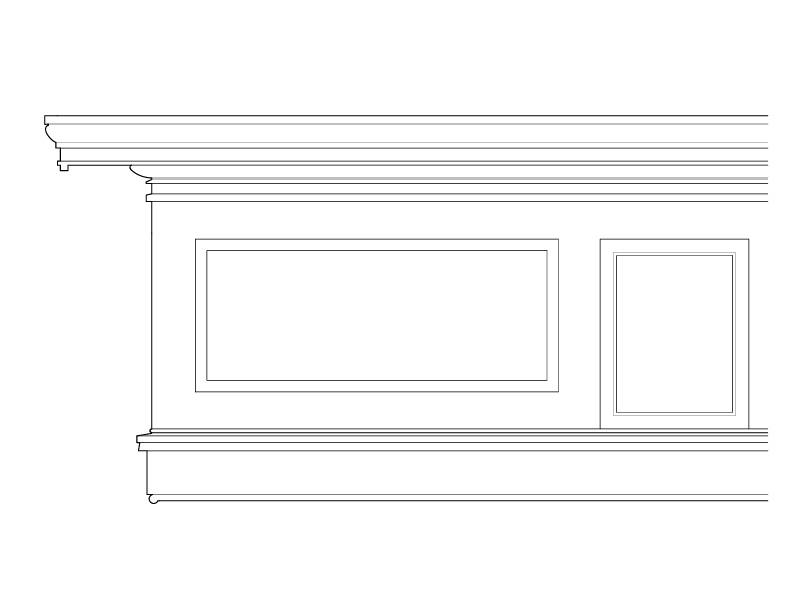 MAIN CORNICE ELEVATION