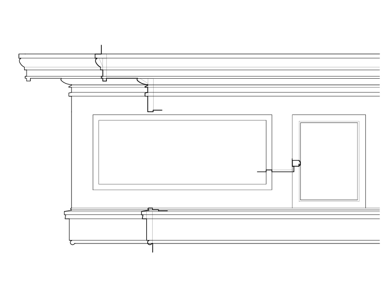 MAIN CORNICE ELEVATION