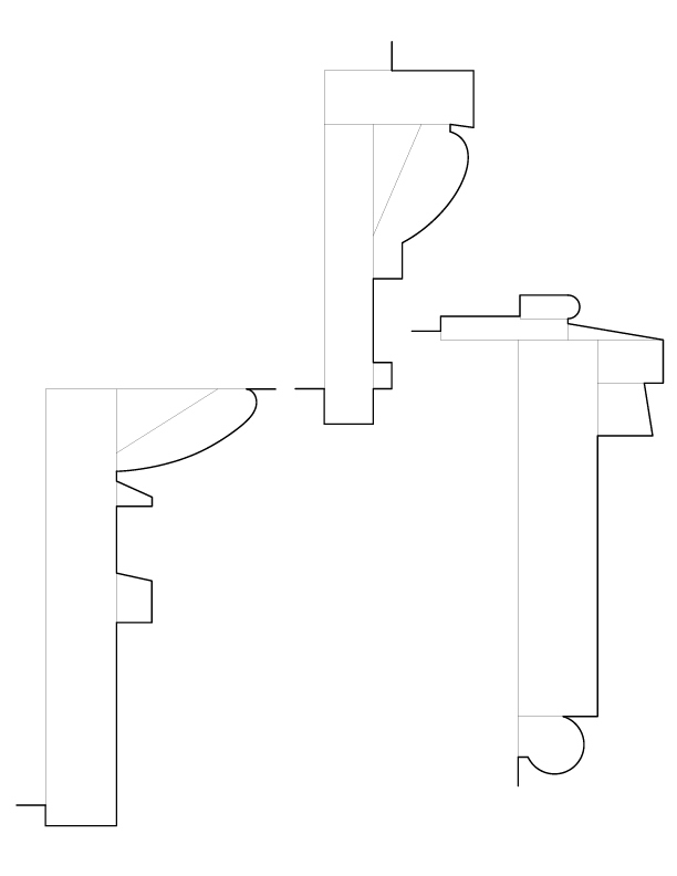 MAIN CORNICE MOULDINGS