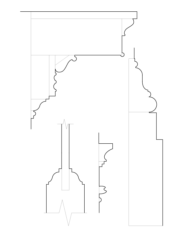 DRAWING ROOM DOOR MOULDINGS