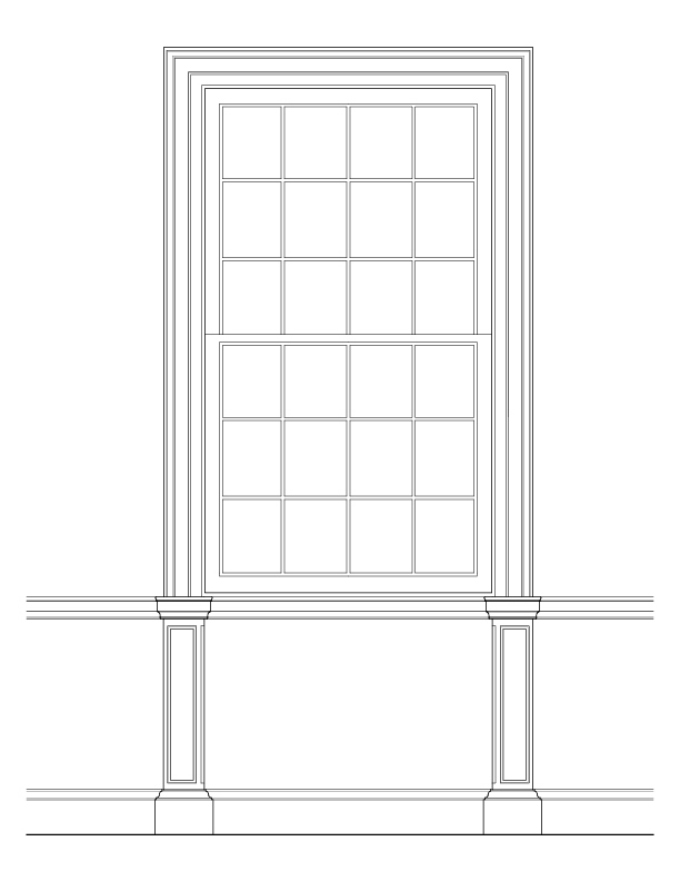 BEDROOM NO. 1 WINDOW ELEVATION