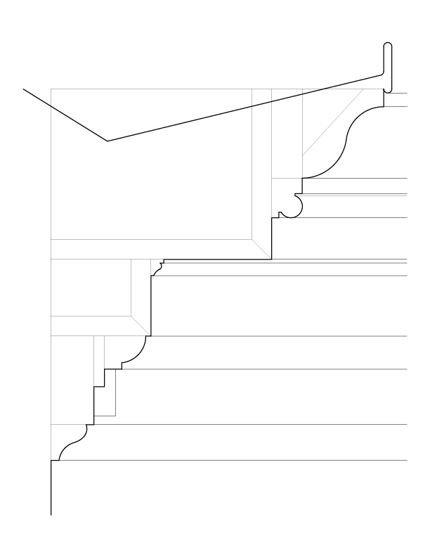 REAR CORNICE