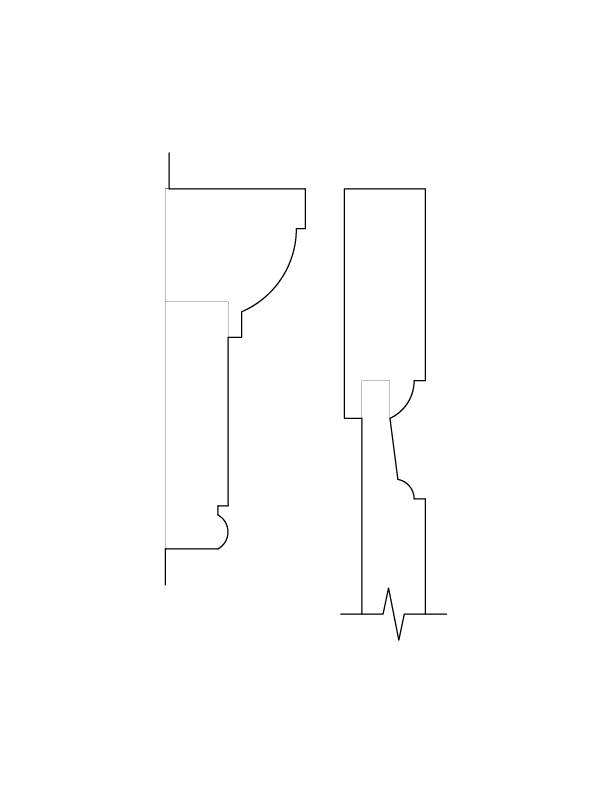 SMALL BEDROOM DOOR MOULDINGS