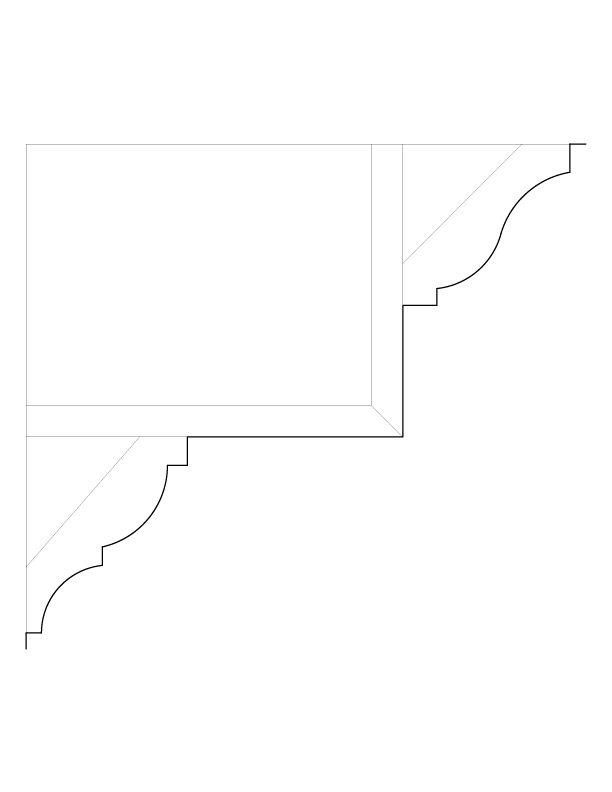 MAIN CORNICE MOULDINGS