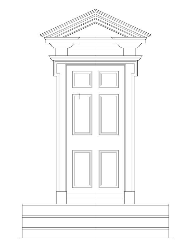 FRONT DOOR ELEVATION