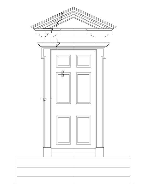 FRONT DOOR ELEVATION