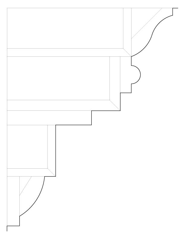 SOUTHEAST ENTRANCE MOULDINGS