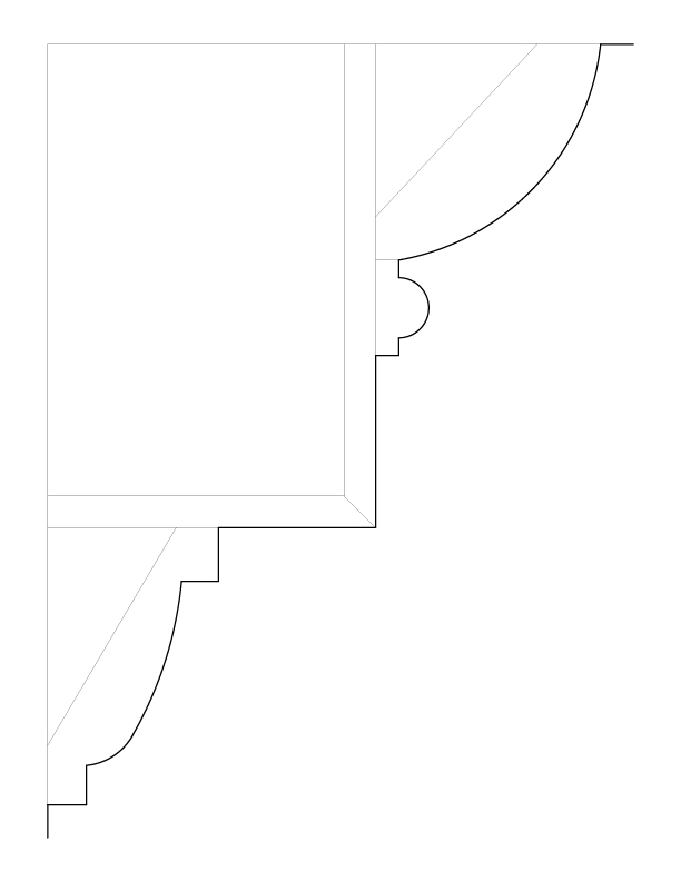 SOUTHEAST ENTRANCE MOULDINGS