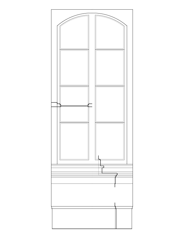 INTERIOR DORMER ELEVATION