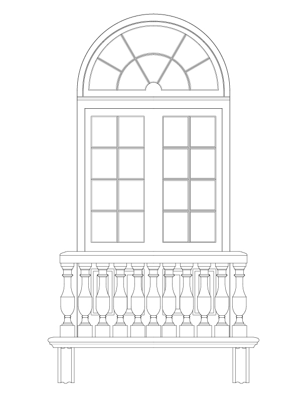 ALLEY SIDE EXTERIOR DOOR ELEVATION