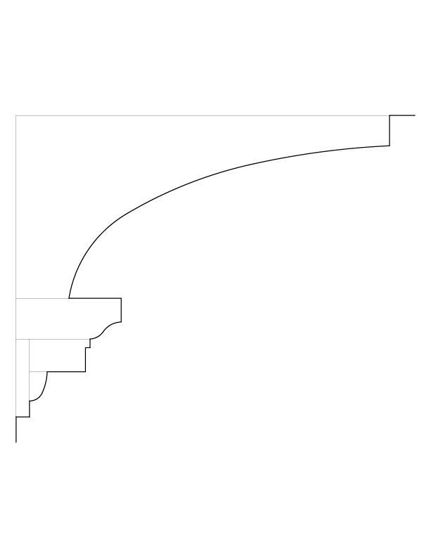 STAIRWAY CORNICE
