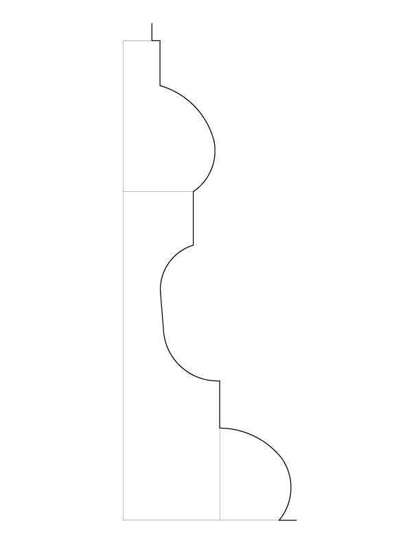 DETAIL OF ORDER OF THE BUILDING MOULDINGS