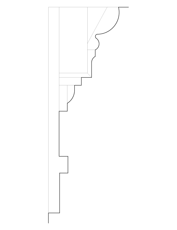 DETAIL OF ORDER OF THE BUILDING MOULDINGS