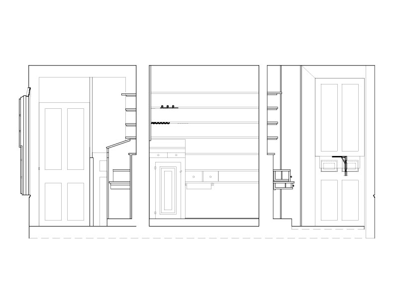 ELEVATIONS OF BAR