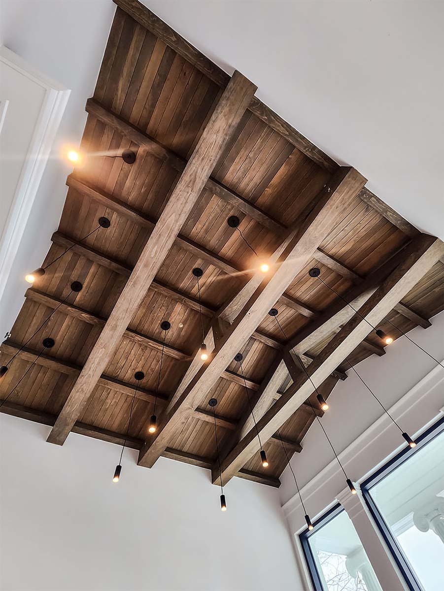 tongue and groove ceiling mouldings one showroom