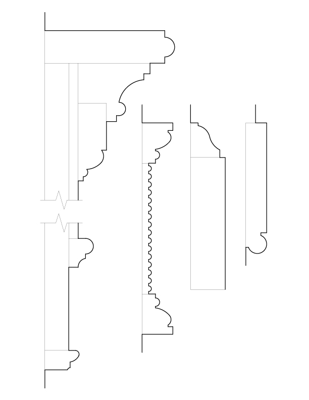 ROOM 201 NORTHWEST MANTEL MOULDINGS