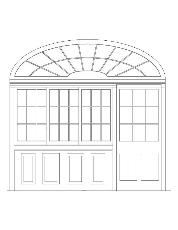 NO. 207 OPENING ELEVATION