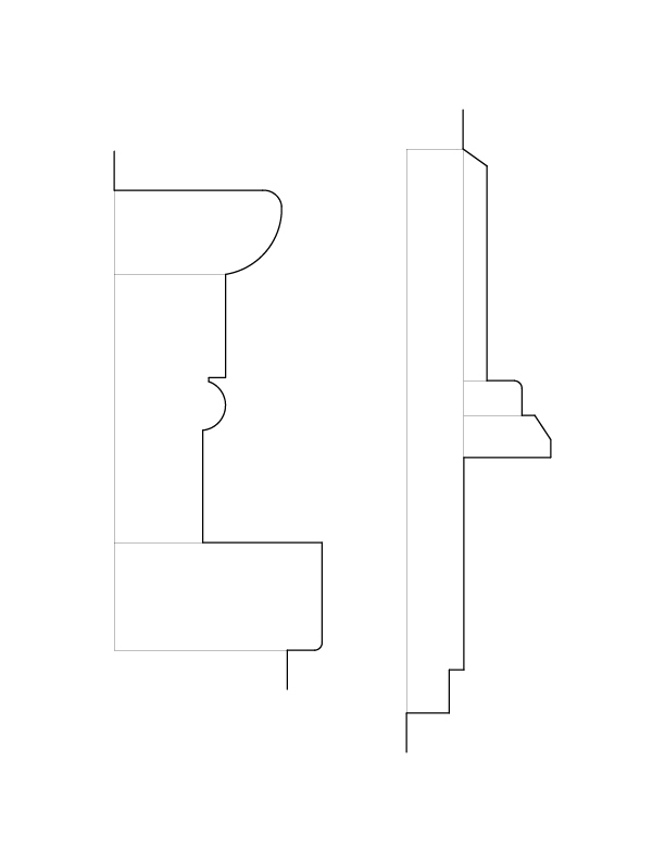 NO. 207 OPENING MOULDINGS