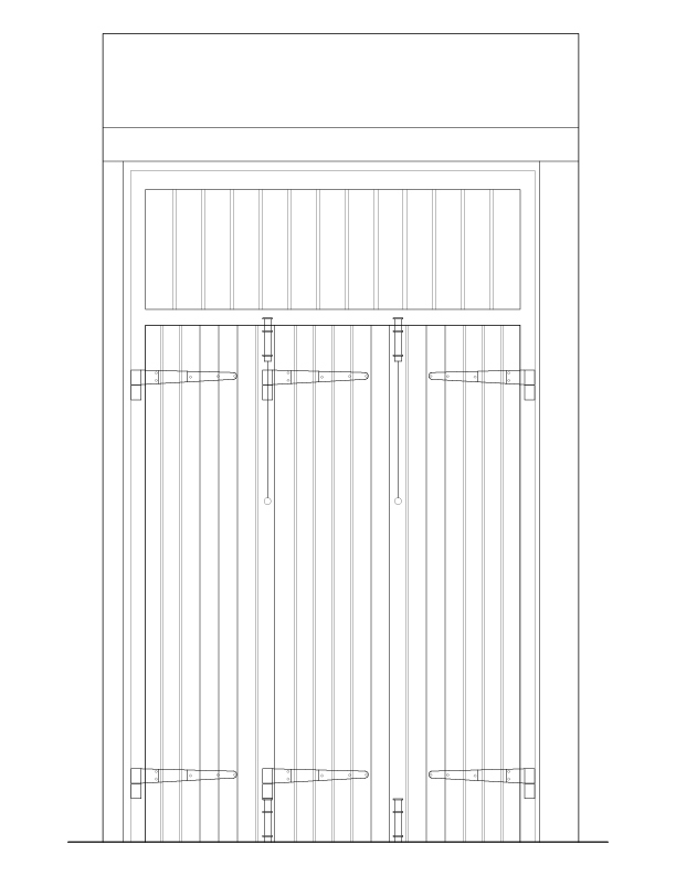 DOOR 101 INTERIOR ELEVATION
