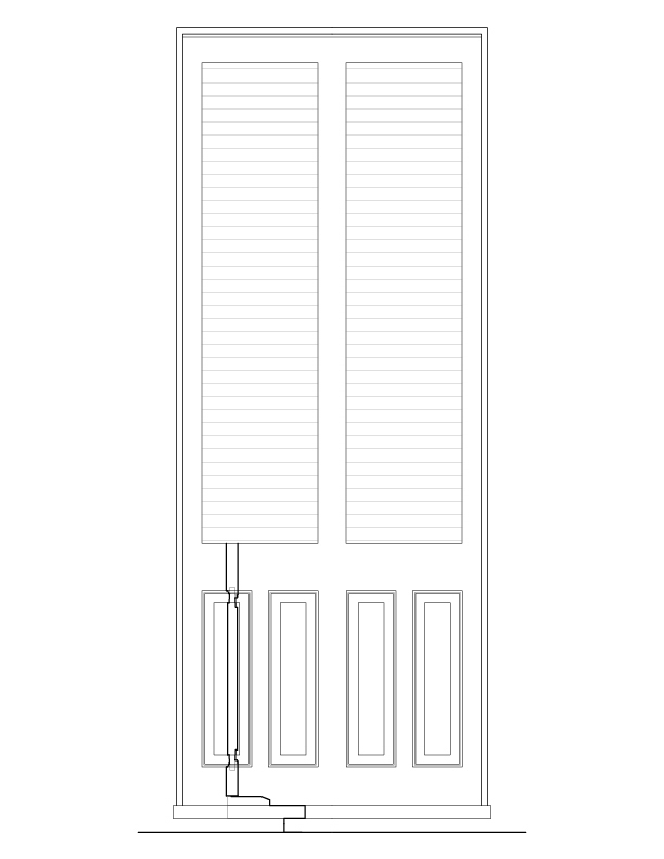 DOOR 201 EXTERIOR ELEVATION