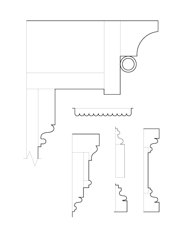 VESTIBULE MOULDINGS