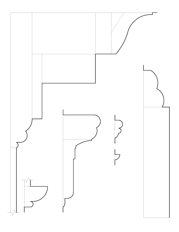 RECEPTION ROOM MOULDING DETAILS
