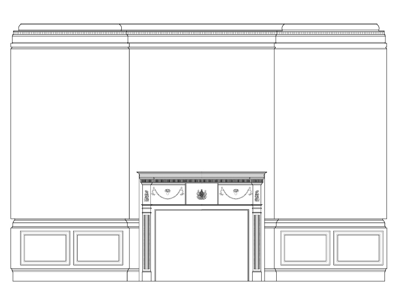 OFFICE ROOM NORTH ELEVATION