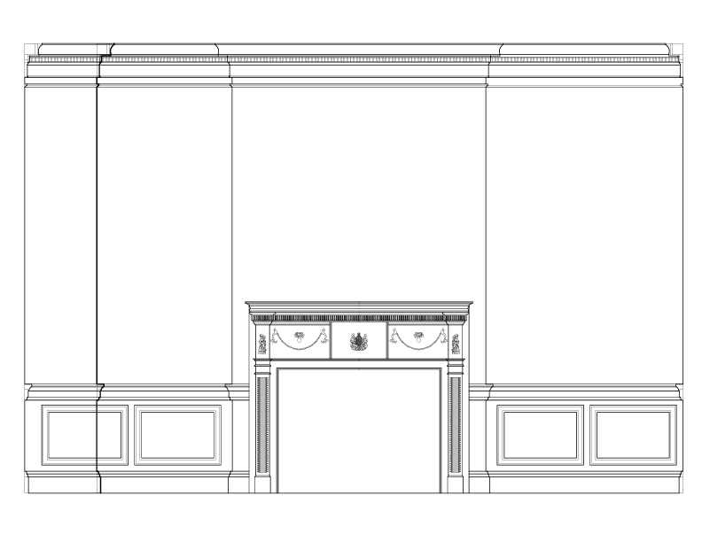 OFFICE ROOM NORTH ELEVATION