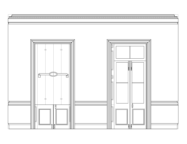 PIANO ROOM NORTH ELEVATION