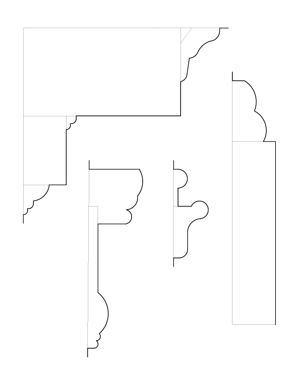 PIANO ROOM MOULDING DETAILS