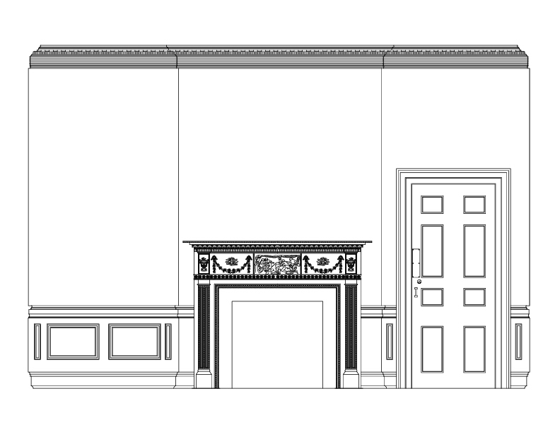 DINING ROOM NORTH ELEVATION