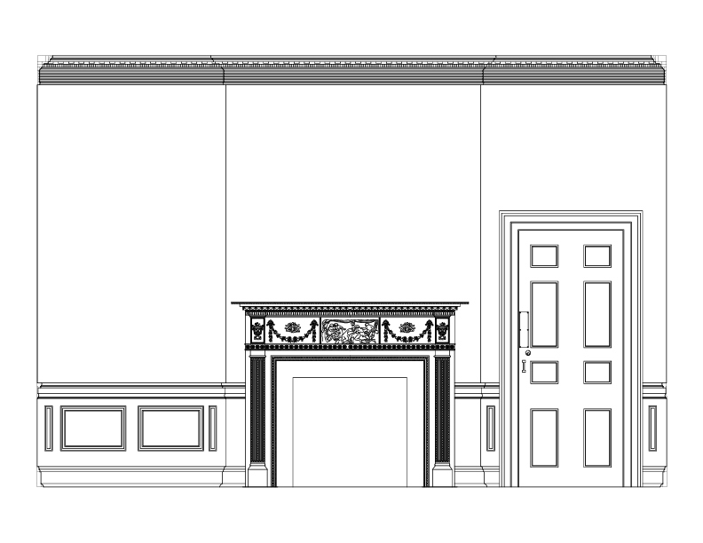 DINING ROOM NORTH ELEVATION
