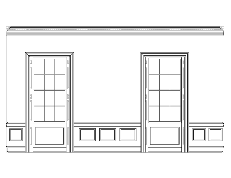 DINING ROOM EAST ELEVATION