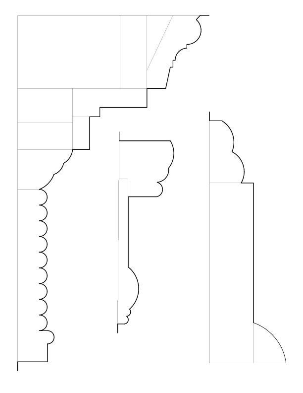 DINING ROOM MOULDING DETAILS