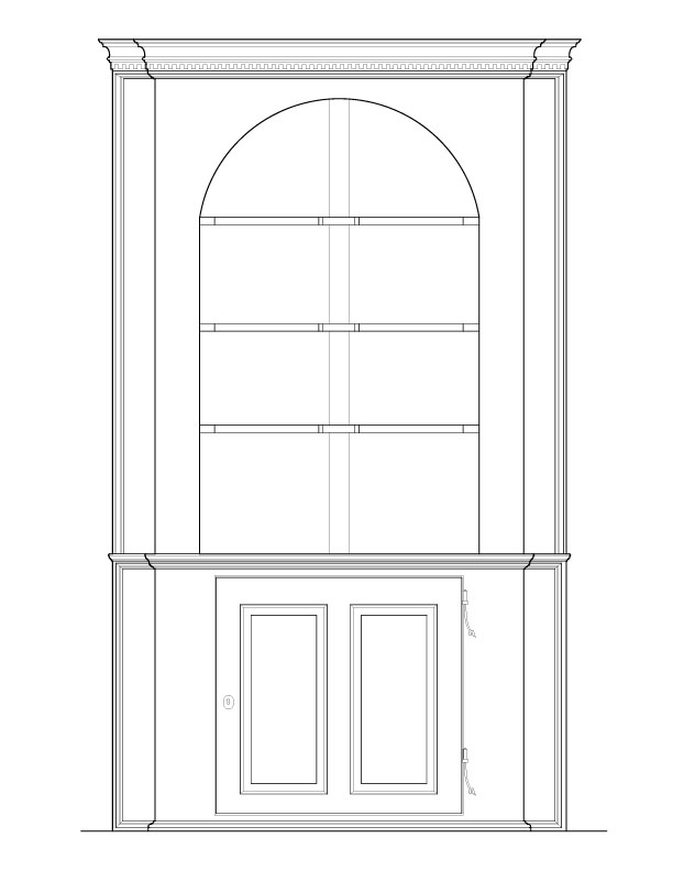 CORNER CUPBOARD