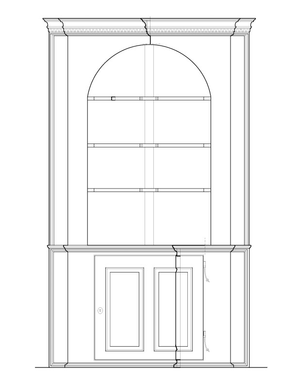 CORNER CUPBOARD