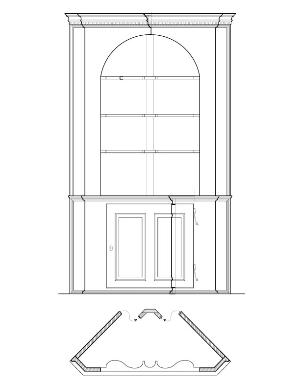 CORNER CUPBOARD