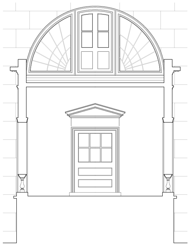 MAIN PORTICO ELEVATION