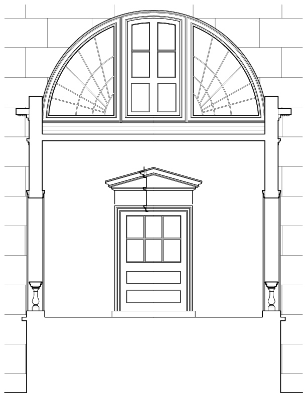 MAIN PORTICO ELEVATION