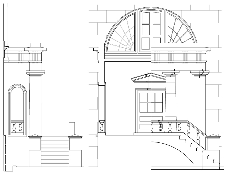 MAIN PORTICO ELEVATION